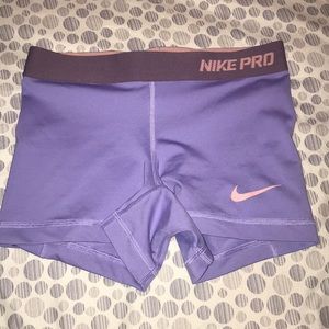 Lavender Nike Pro Spandex